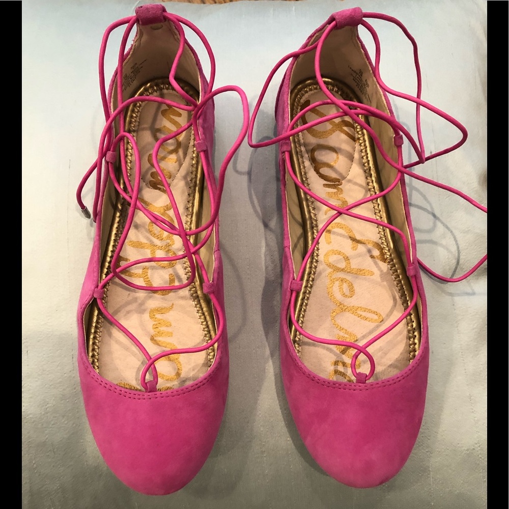 Sam Edelman lace up flats